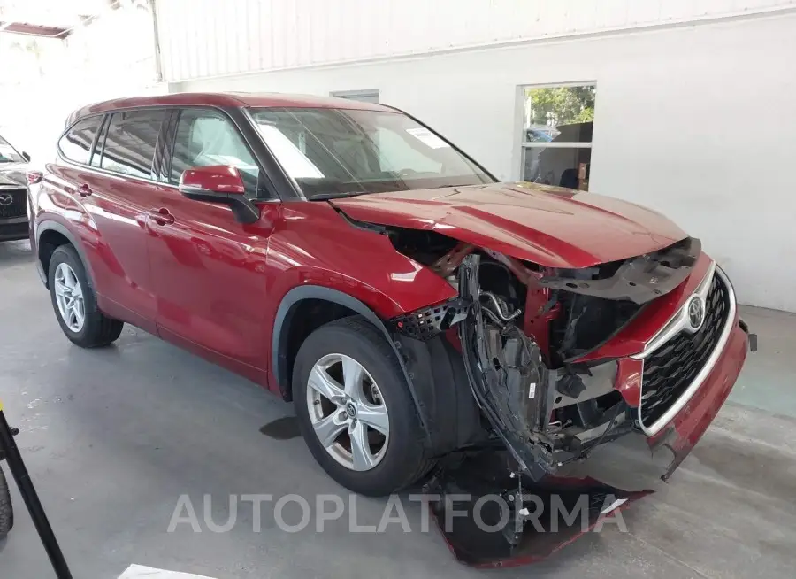 TOYOTA HIGHLANDER 2020 vin 5TDZZRAHXLS506586 from auto auction Iaai