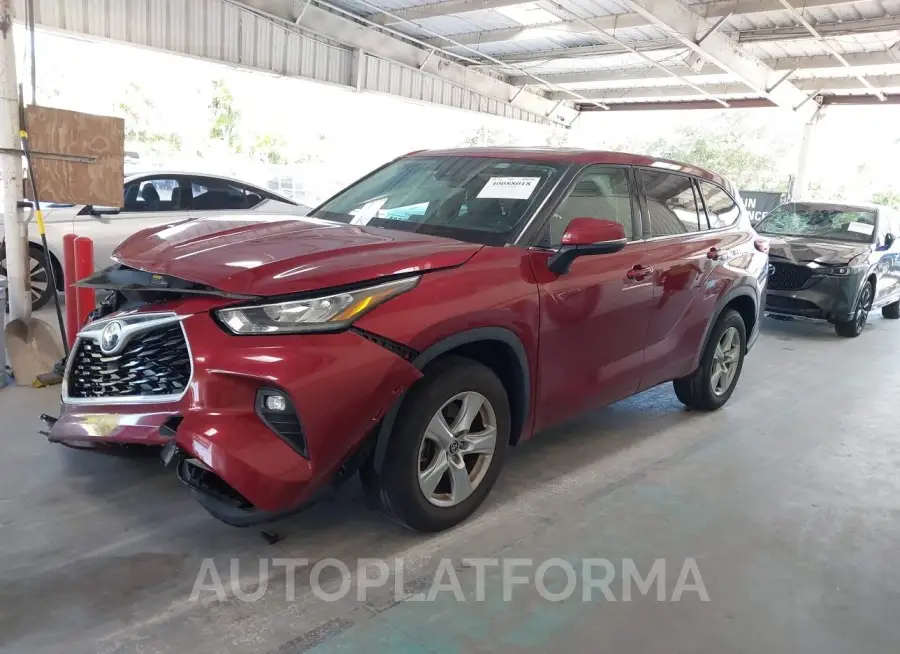 TOYOTA HIGHLANDER 2020 vin 5TDZZRAHXLS506586 from auto auction Iaai