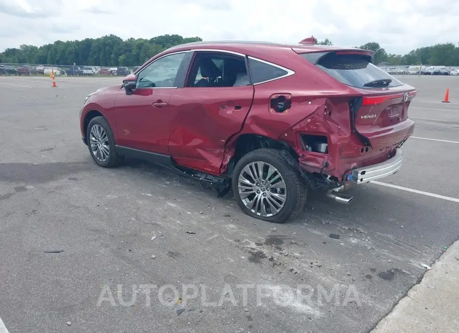 TOYOTA VENZA 2024 vin JTEAAAAH5RJ177660 from auto auction Iaai