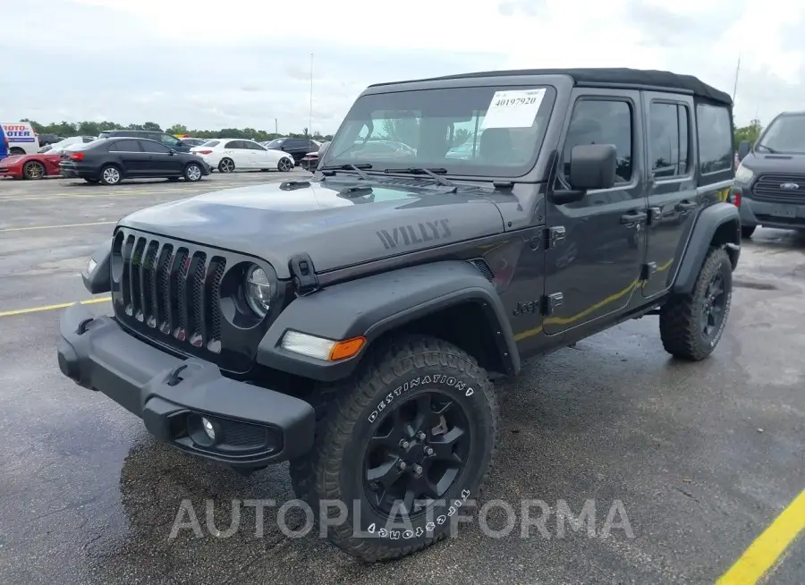 JEEP WRANGLER UNLIMITED 2022 vin 1C4HJXDM9NW129753 from auto auction Iaai