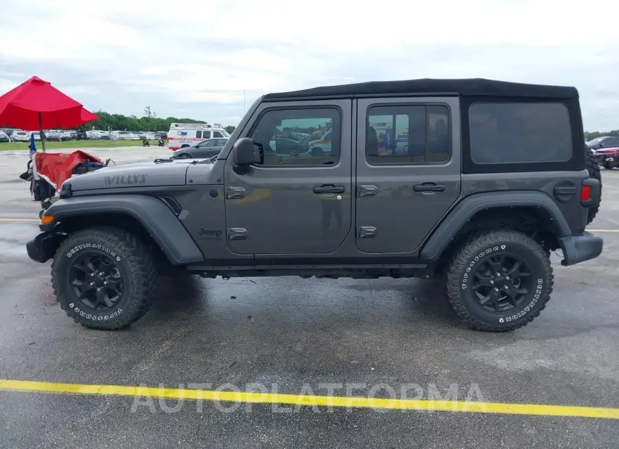 JEEP WRANGLER UNLIMITED 2022 vin 1C4HJXDM9NW129753 from auto auction Iaai