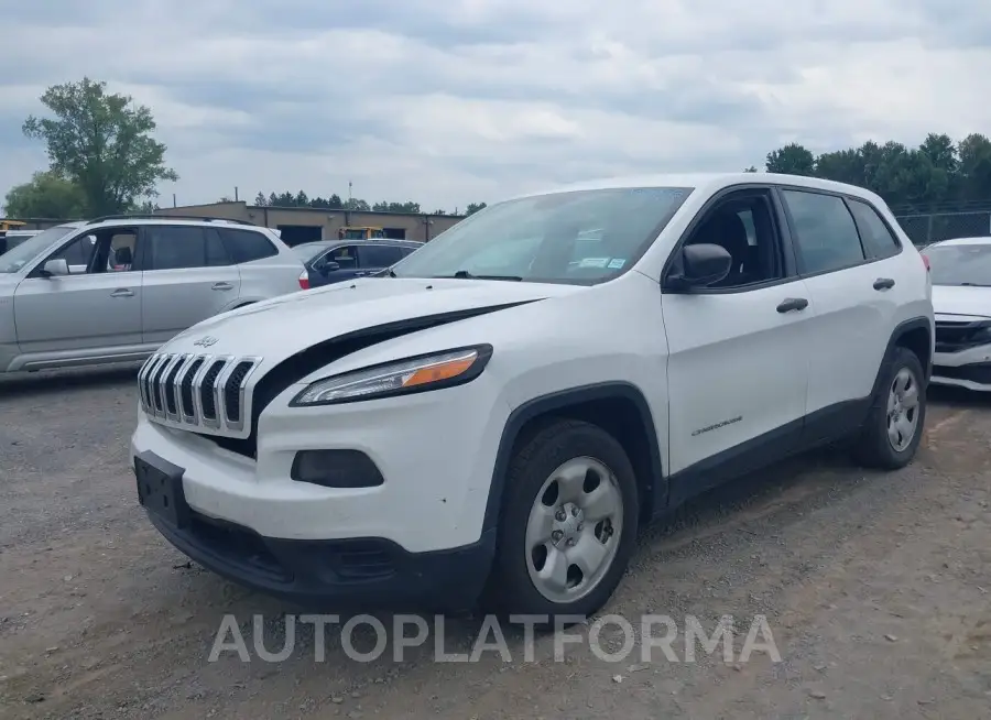 JEEP CHEROKEE 2017 vin 1C4PJLAB4HW534835 from auto auction Iaai