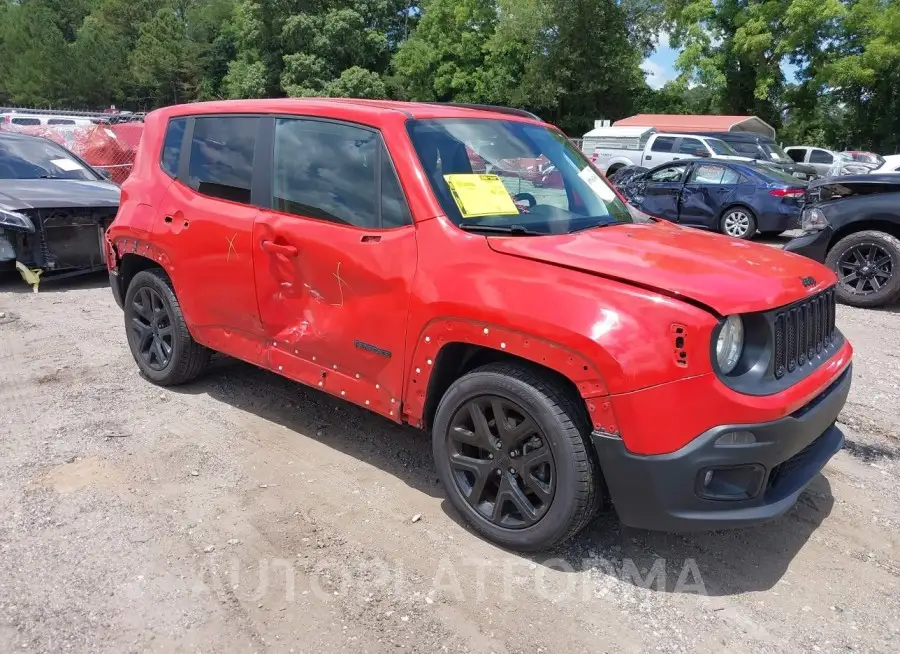 JEEP RENEGADE 2018 vin ZACCJABB6JPJ72380 from auto auction Iaai