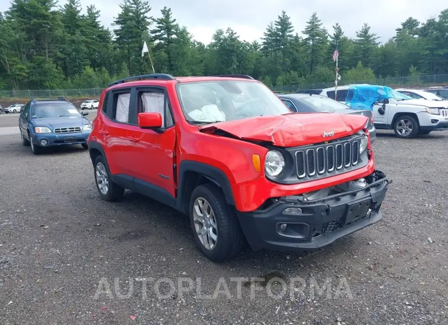 JEEP RENEGADE 2017 vin ZACCJBBB5HPF77715 from auto auction Iaai