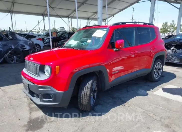 JEEP RENEGADE 2015 vin ZACCJBBT6FPB17193 from auto auction Iaai