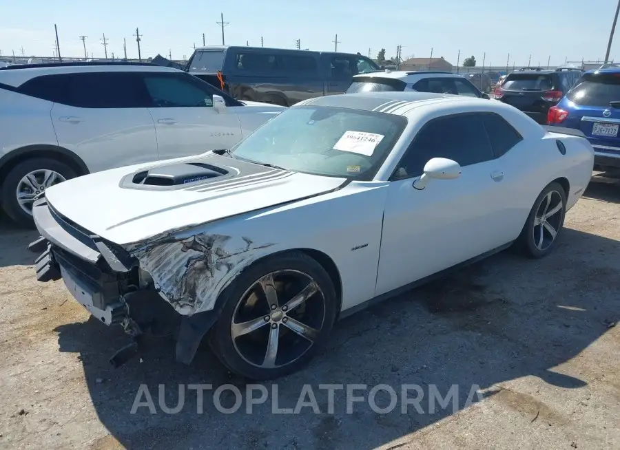 DODGE CHALLENGER 2016 vin 2C3CDZBT7GH172095 from auto auction Iaai