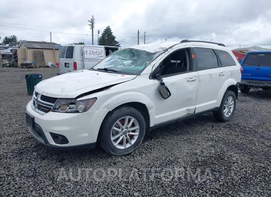 DODGE JOURNEY 2016 vin 3C4PDCBG8GT127378 from auto auction Iaai