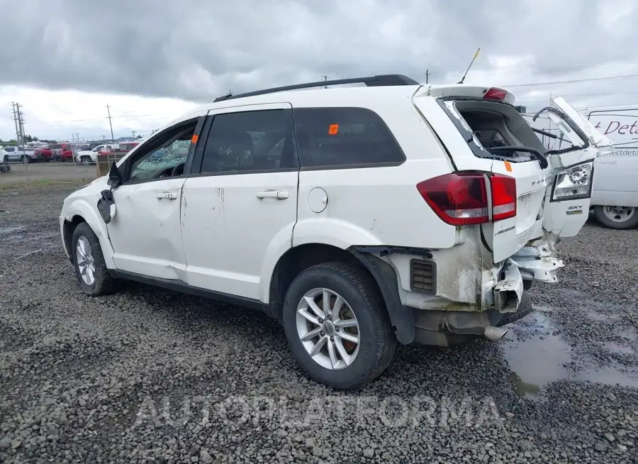 DODGE JOURNEY 2016 vin 3C4PDCBG8GT127378 from auto auction Iaai