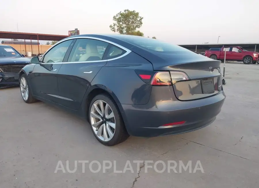 TESLA MODEL 3 2019 vin 5YJ3E1EB8KF421693 from auto auction Iaai