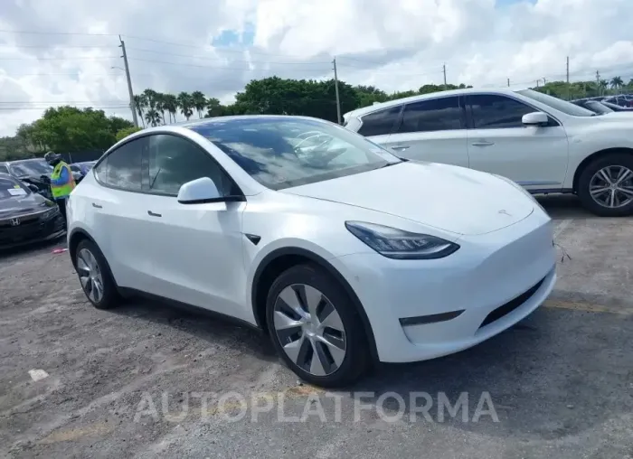 TESLA MODEL Y 2021 vin 5YJYGDED8MF109539 from auto auction Iaai