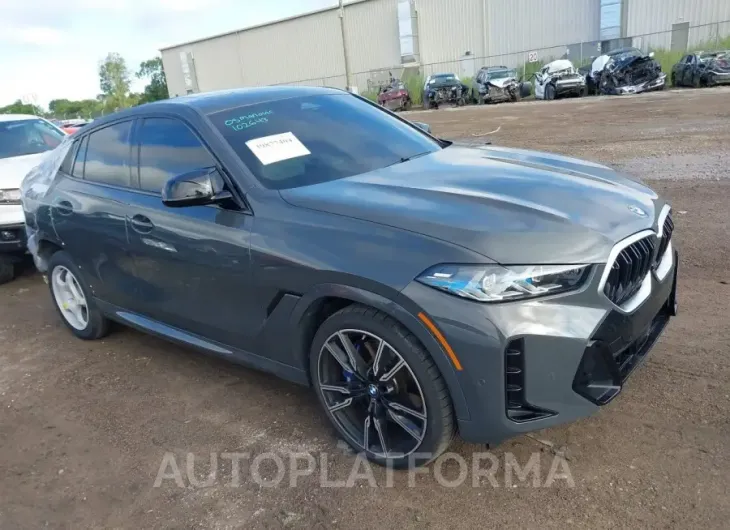 BMW X6 2024 vin 5UX43EX02R9T49261 from auto auction Iaai