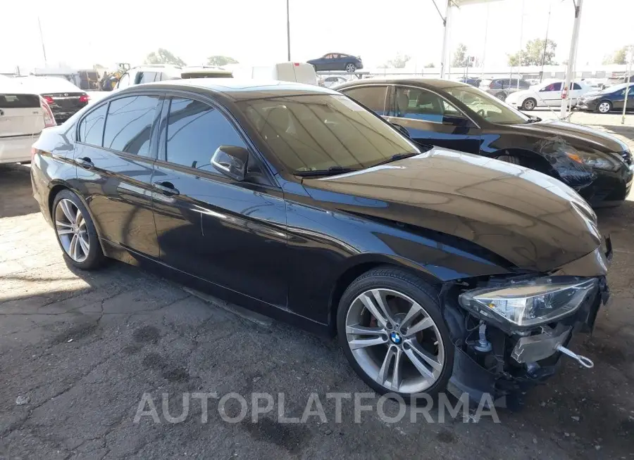 BMW 328I  2015 vin WBA3A5C50FF453763 from auto auction Iaai