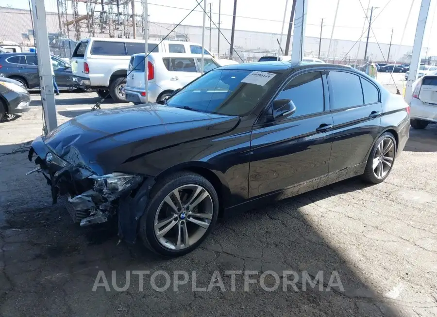 BMW 328I  2015 vin WBA3A5C50FF453763 from auto auction Iaai