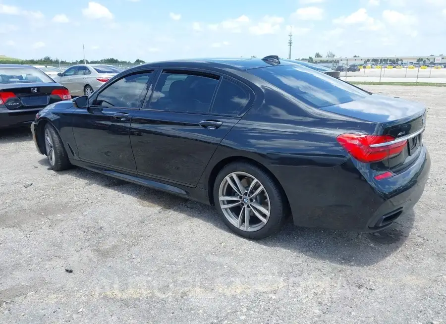 BMW 740I 2017 vin WBA7E4C59HGU99508 from auto auction Iaai