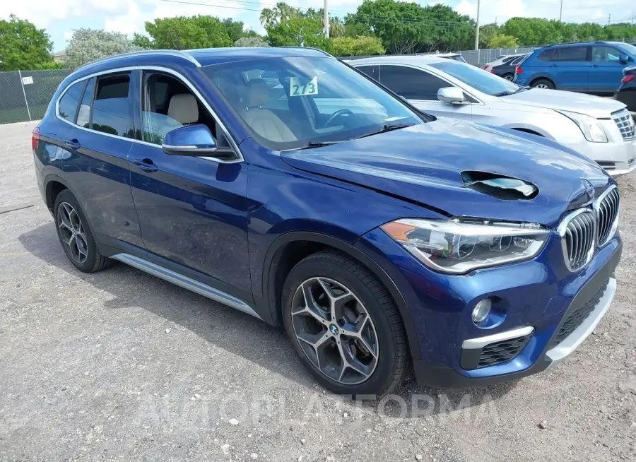 BMW X1 2018 vin WBXHU7C38J5L08451 from auto auction Iaai