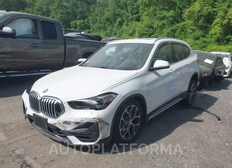 BMW X1 2021 vin WBXJG9C03M3M74659 from auto auction Iaai