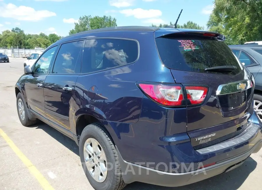 CHEVROLET TRAVERSE 2017 vin 1GNKRFED0HJ202170 from auto auction Iaai