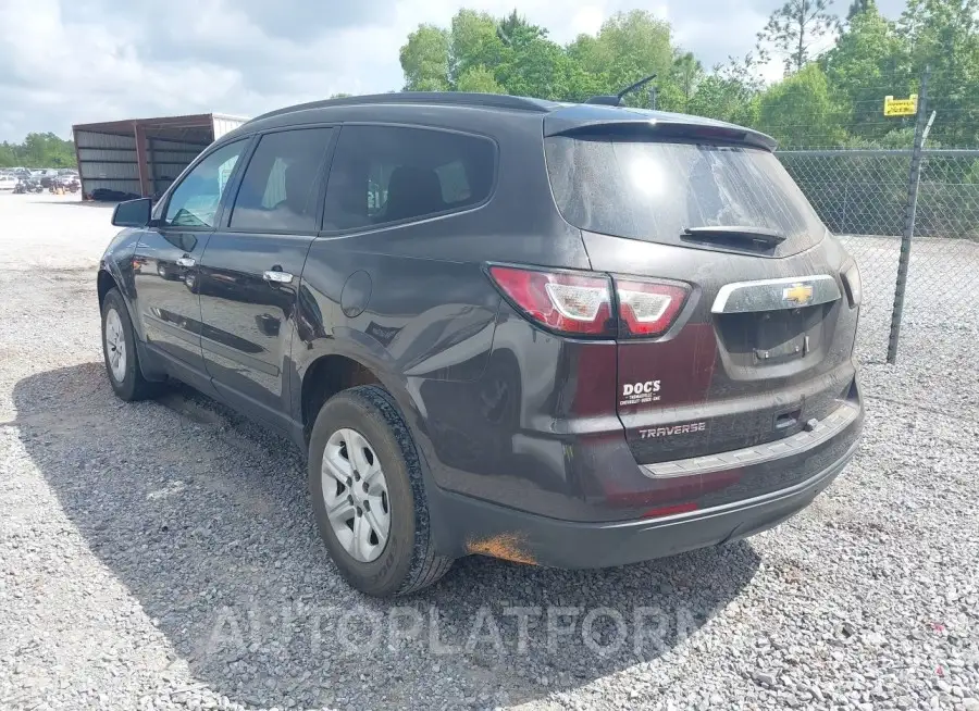 CHEVROLET TRAVERSE 2017 vin 1GNKRFKD9HJ254515 from auto auction Iaai