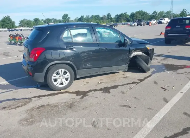 CHEVROLET TRAX 2018 vin 3GNCJKSB0JL294273 from auto auction Iaai