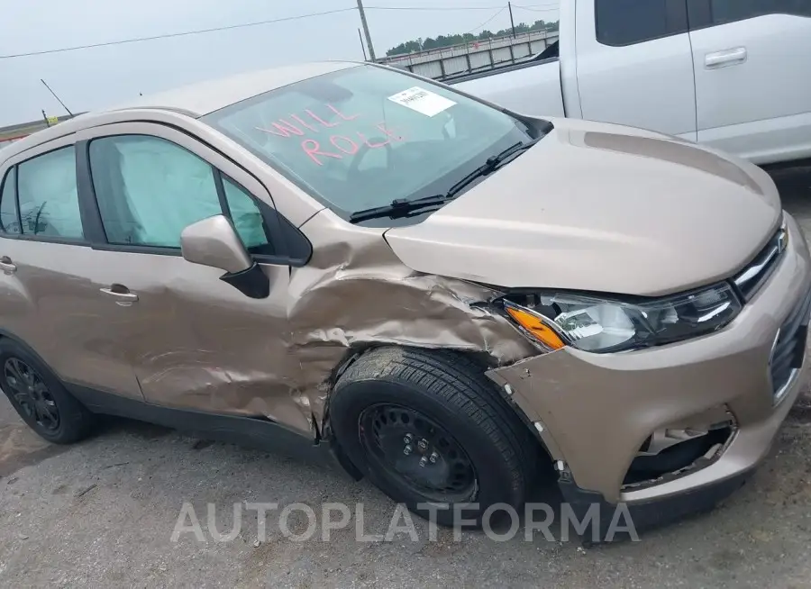 CHEVROLET TRAX 2018 vin 3GNCJKSB6JL213387 from auto auction Iaai