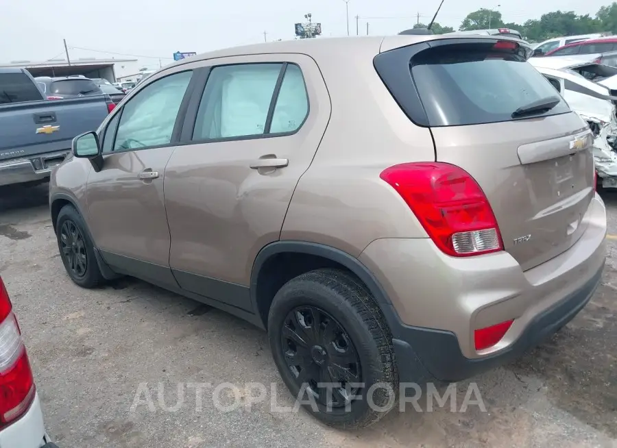 CHEVROLET TRAX 2018 vin 3GNCJKSB6JL213387 from auto auction Iaai