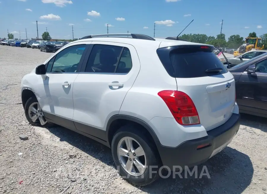 CHEVROLET TRAX 2015 vin 3GNCJLSBXFL253369 from auto auction Iaai