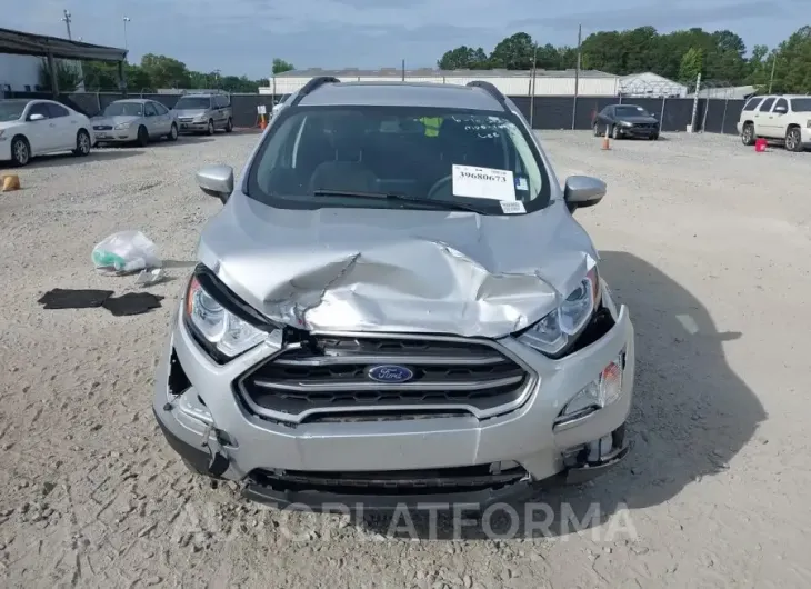 FORD ECOSPORT 2022 vin MAJ6S3GL6NC469319 from auto auction Iaai