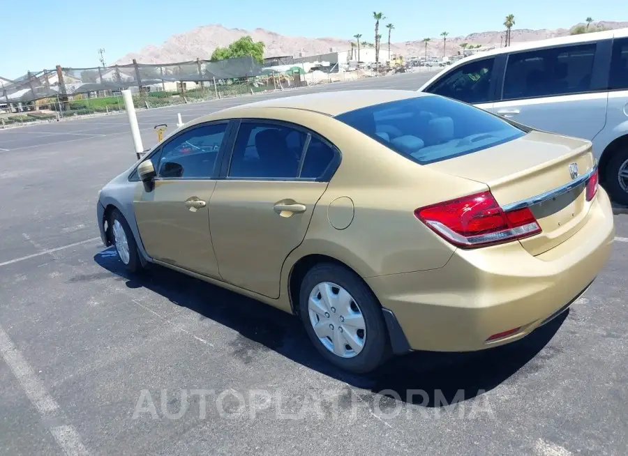 HONDA CIVIC 2015 vin 19XFB2F53FE091445 from auto auction Iaai