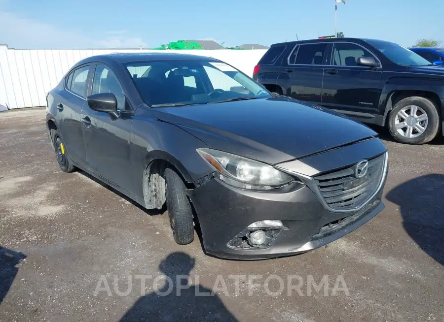 MAZDA MAZDA3 2016 vin JM1BM1W77G1329483 from auto auction Iaai