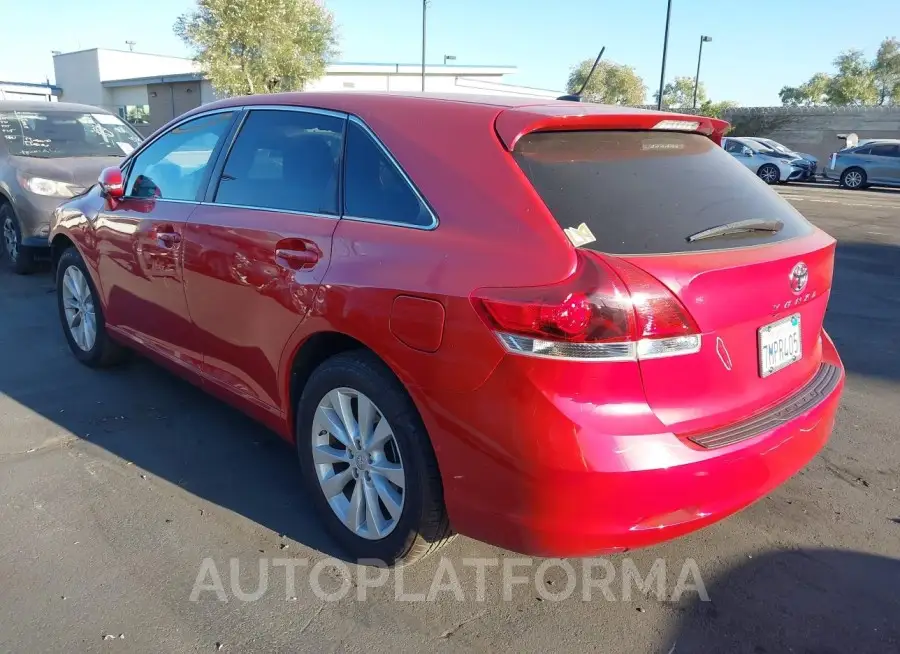 TOYOTA VENZA 2015 vin 4T3ZA3BB7FU093723 from auto auction Iaai