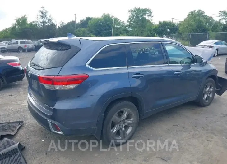 TOYOTA HIGHLANDER 2018 vin 5TDDZRFH6JS812202 from auto auction Iaai