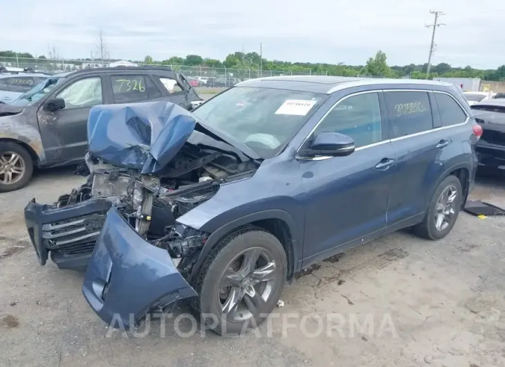 TOYOTA HIGHLANDER 2018 vin 5TDDZRFH6JS812202 from auto auction Iaai