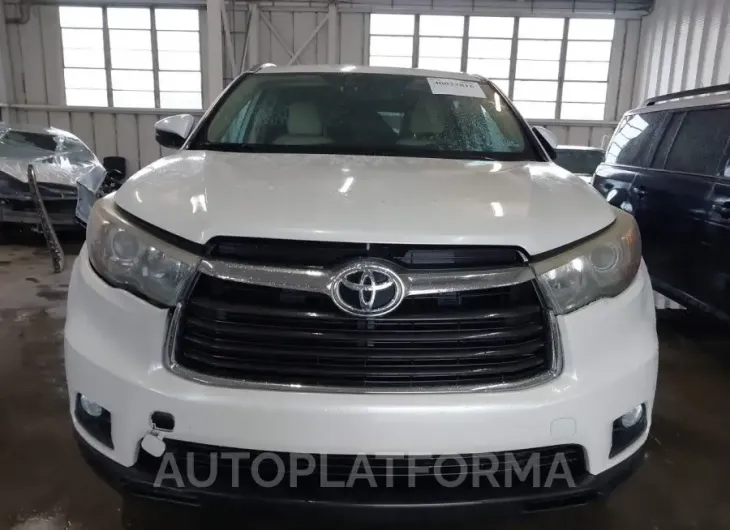 TOYOTA HIGHLANDER 2016 vin 5TDJKRFH3GS243678 from auto auction Iaai