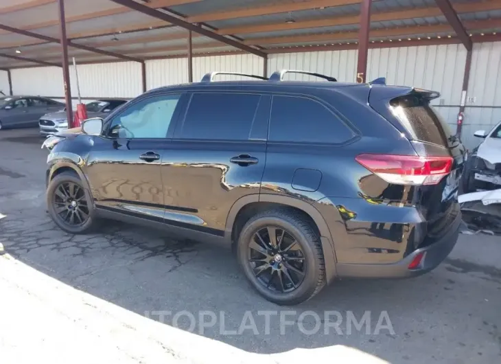 TOYOTA HIGHLANDER 2019 vin 5TDJZRFH3KS964281 from auto auction Iaai