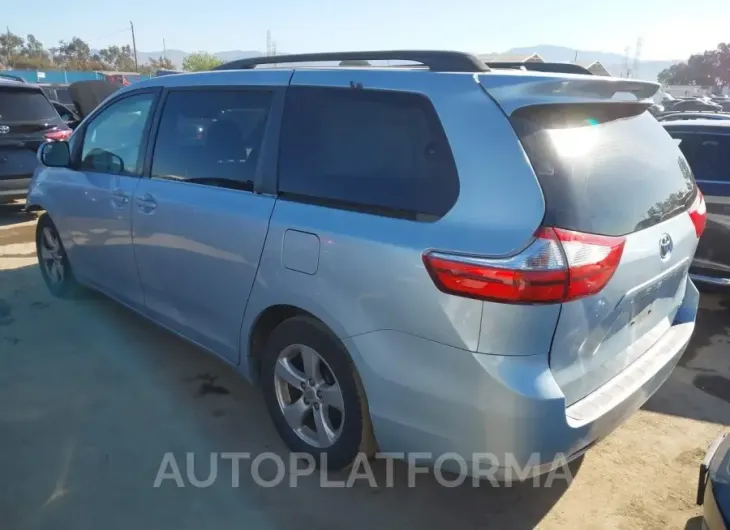 TOYOTA SIENNA 2016 vin 5TDKK3DCXGS746407 from auto auction Iaai