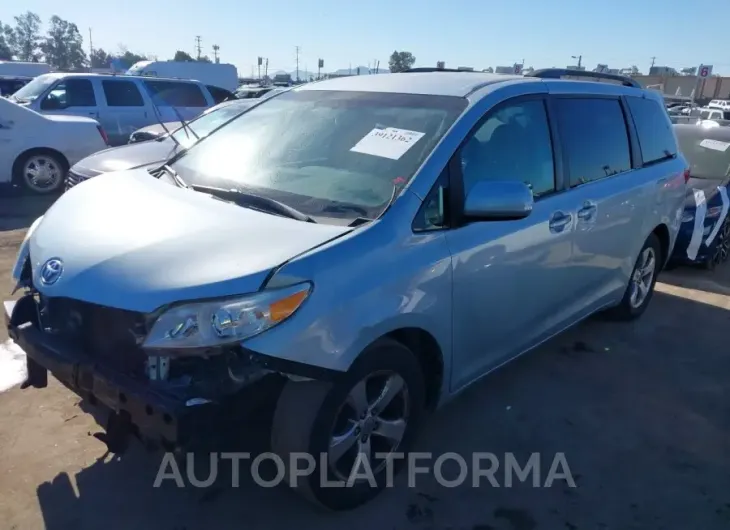 TOYOTA SIENNA 2016 vin 5TDKK3DCXGS746407 from auto auction Iaai