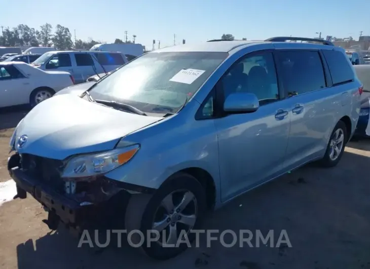 TOYOTA SIENNA 2016 vin 5TDKK3DCXGS746407 from auto auction Iaai