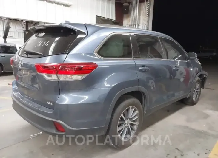 TOYOTA HIGHLANDER 2019 vin 5TDKZRFHXKS342636 from auto auction Iaai