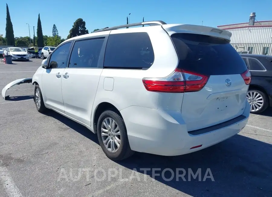 TOYOTA SIENNA 2015 vin 5TDYK3DC0FS533832 from auto auction Iaai