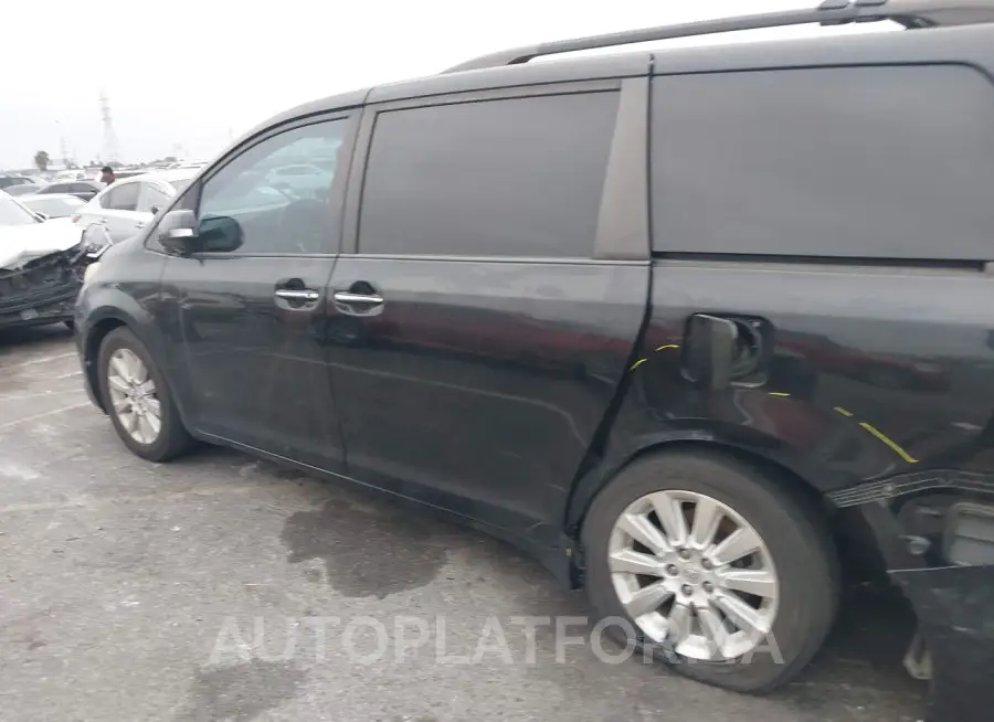 TOYOTA SIENNA 2015 vin 5TDYK3DC1FS543219 from auto auction Iaai