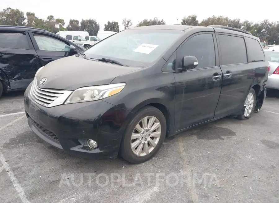 TOYOTA SIENNA 2015 vin 5TDYK3DC1FS543219 from auto auction Iaai