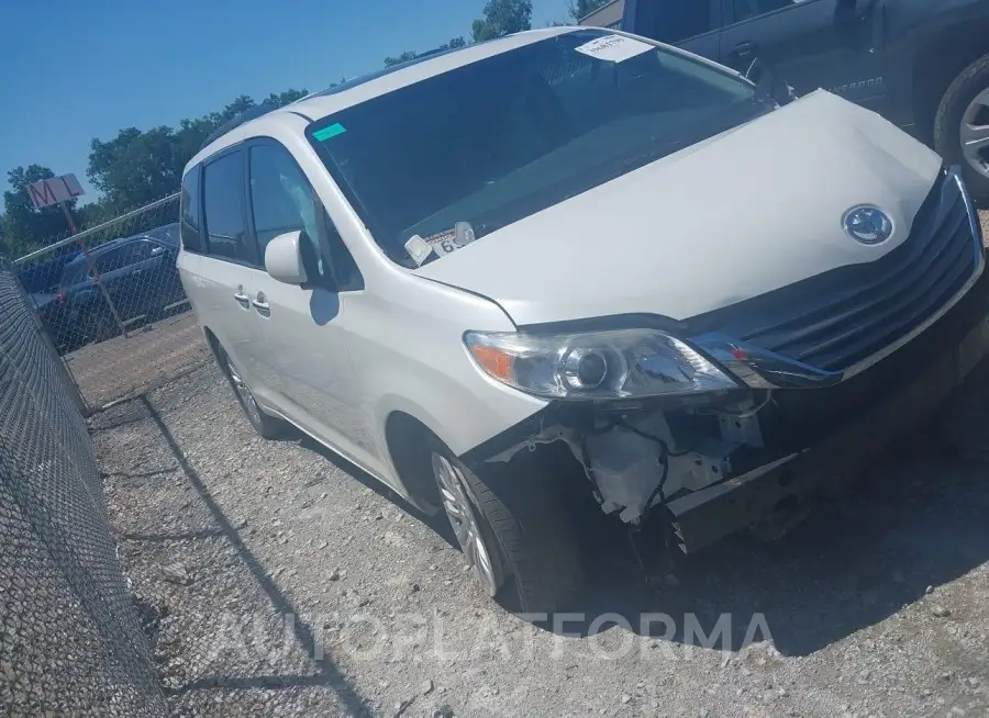 TOYOTA SIENNA 2015 vin 5TDYK3DC1FS654546 from auto auction Iaai