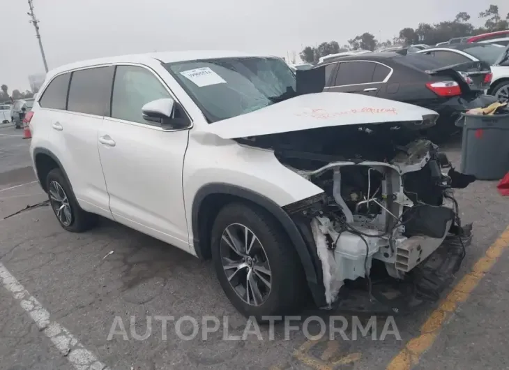 TOYOTA HIGHLANDER 2017 vin 5TDZZRFH7HS205774 from auto auction Iaai