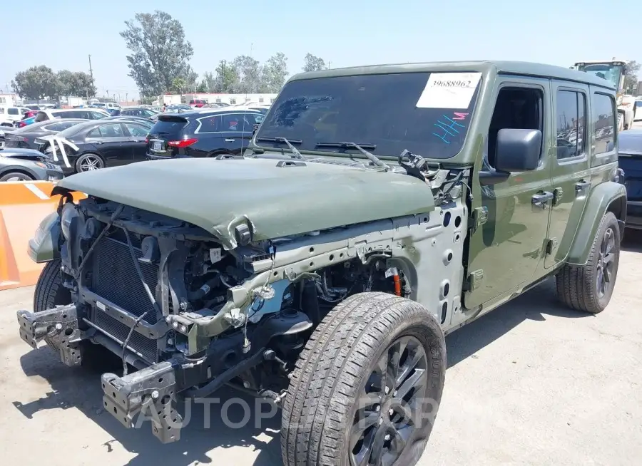 JEEP WRANGLER 4XE 2022 vin 1C4JJXP69NW122218 from auto auction Iaai