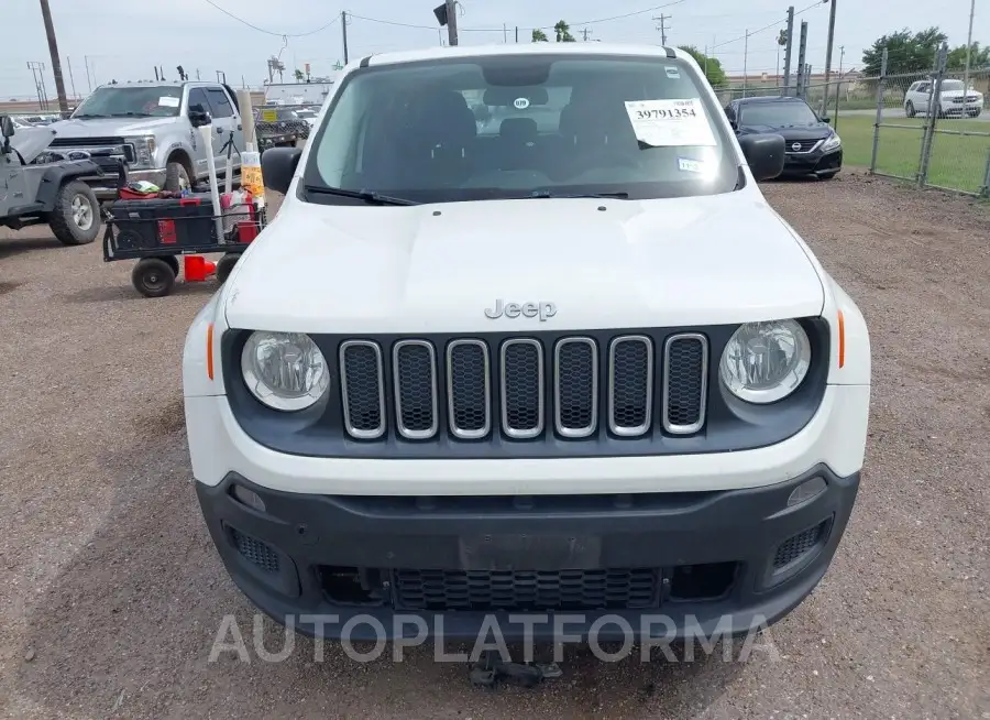 JEEP RENEGADE 2017 vin ZACCJAAB6HPG16789 from auto auction Iaai