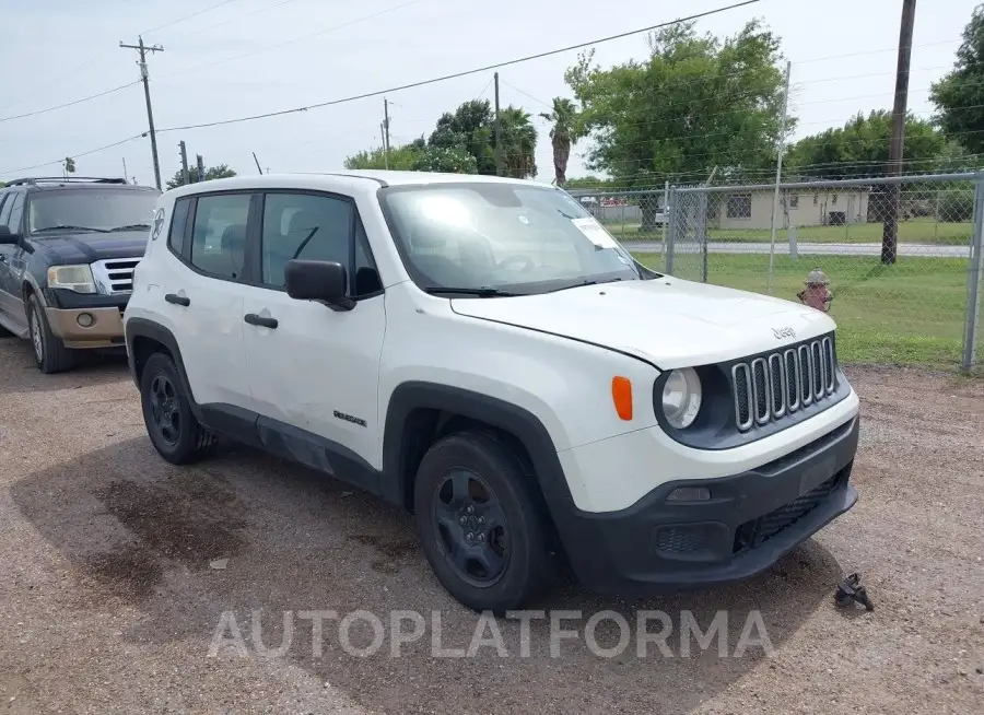 JEEP RENEGADE 2017 vin ZACCJAAB6HPG16789 from auto auction Iaai