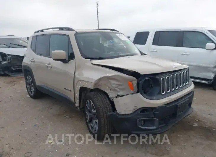 JEEP RENEGADE 2015 vin ZACCJABTXFPC18053 from auto auction Iaai