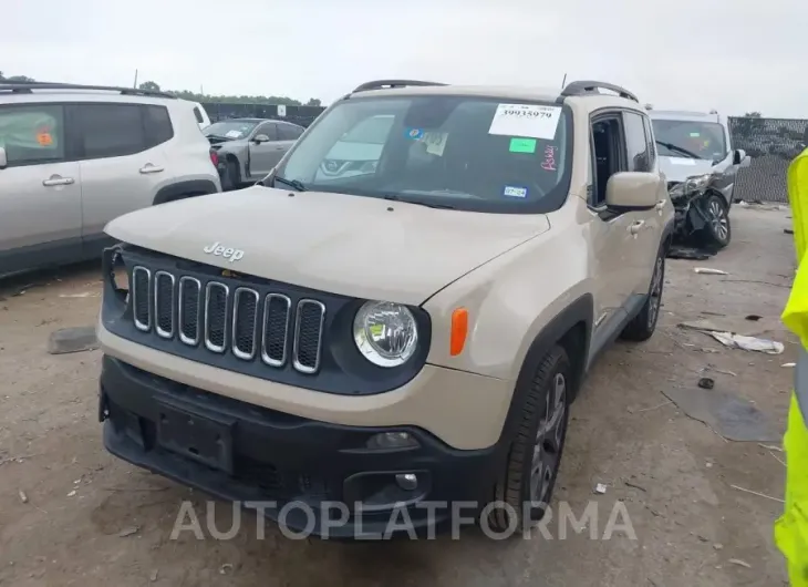 JEEP RENEGADE 2015 vin ZACCJABTXFPC18053 from auto auction Iaai