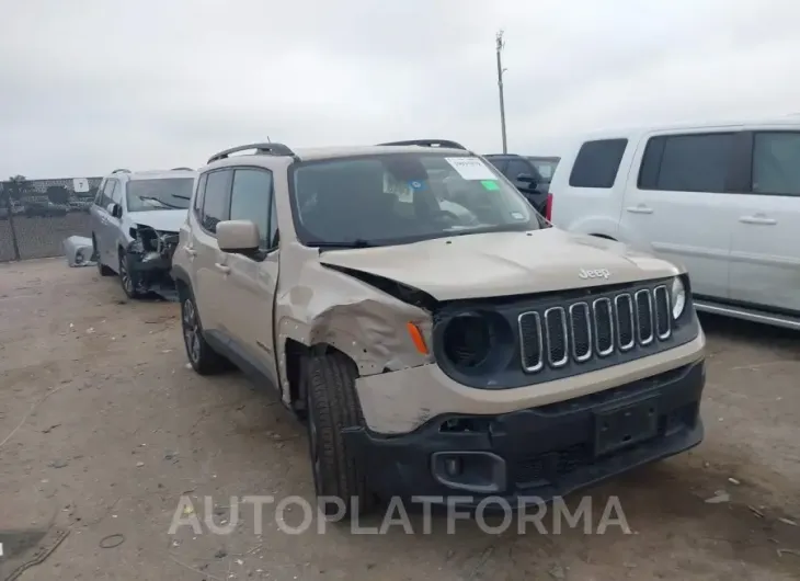 JEEP RENEGADE 2015 vin ZACCJABTXFPC18053 from auto auction Iaai