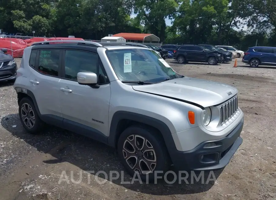 JEEP RENEGADE 2016 vin ZACCJADT7GPC84705 from auto auction Iaai